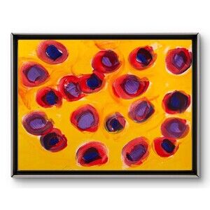 Modern Expressionist Original Abstract Paper 14x11 B Perry Rowell